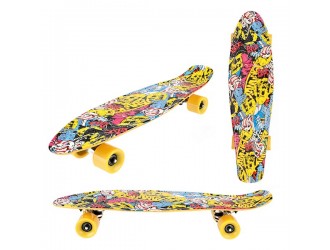 Skateboard multicolor 60cm