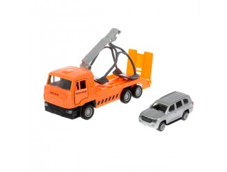 Macheta auto Evacuator cu masina diverse modele Technopark