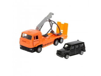 Macheta auto Evacuator cu masina diverse modele Technopark