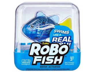 Jucarie interactiva PESTE RoboFish albastru PETS & ROBO ALIVE ZURU