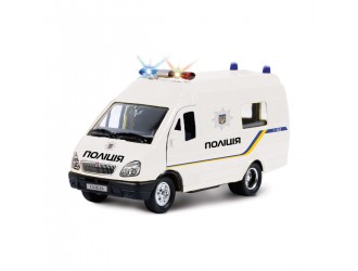 Macheta auto masina de Politie Gazeli Technopark (lumini, sunete l. ucr)