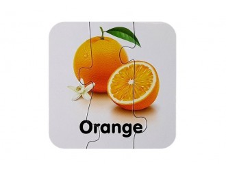 Puzzle educativ 10 tipuri de Fructe