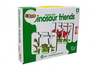 Puzzle educativ 10 tipuri Dinozauri