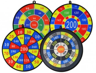 Joc Darts 36 cm textil cu velcro