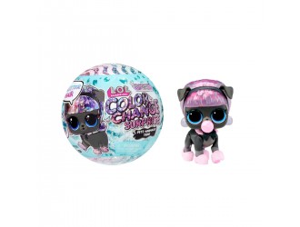 Set papusa animalut L.O.L. Surprise! seria Glitter Color Change