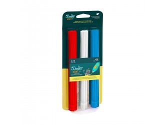 3DS-ECO-MIX1-75 Set tije pentru 3D-pix 3Doodler Start 75 buc. rosu-alb-albastru