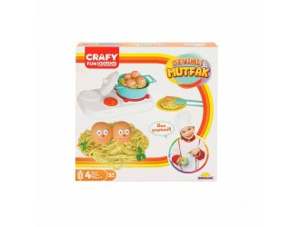 Set pasta de modelat "Lovely Kitchen" 10 el. Crafy Dough (4x50gr.)