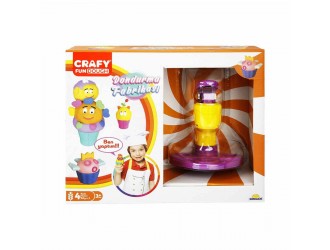 Set pasta de modelat "Ice Cream Factory" 29 el. Crafy Dough (4x50gr.)