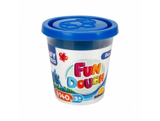 Cutie pasta de modelat culoare albastra 140gr Crafy Dough