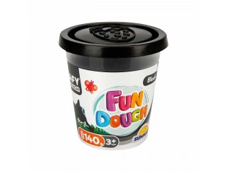 Cutie pasta de modelat culoare neagra 140gr Crafy Dough