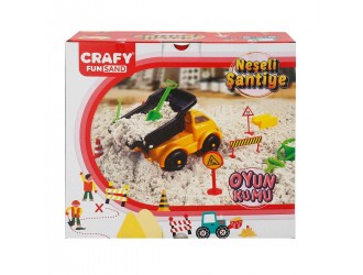 Set nisip kinetic "Construction" 14 el. Crafy Sand 2 x 250 gr.