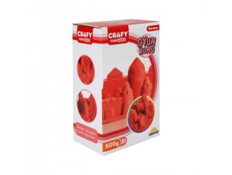Nisip kinetic Rosu 500g. Crafy Sand