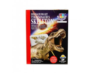 Set educativ descopera scheletul de Tiranozaur (fosforescent)