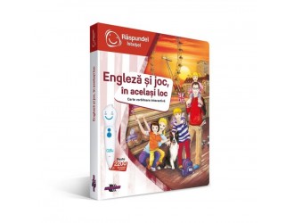 PACHET interactiv ENGLEZA SI JOC, IN ACELASI LOC Include carte si creion electronic