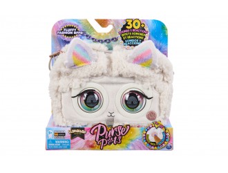 Gentuta pufoasa cu ochi Lama Purse Pets sunet 38027