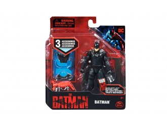 Figurina Batman 10cm cu articulatii si 3 accesorii 37166