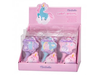 Pieptene in forma de stea glitter Sweet Unicorn MARTINELIA