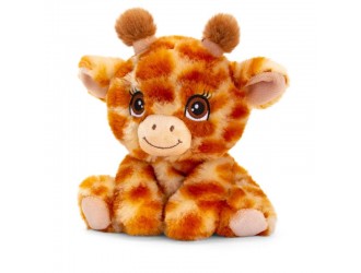 Jucarie de plus Giraffe 16cm Keeleco Adoptable World