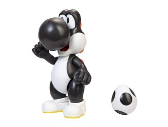 FIGURINA BLACK YOSHI - MARIO NINTENDO 10 CM W22