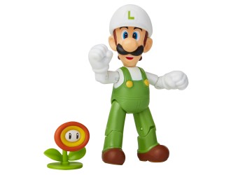 FIGURINA FIRE LUIGI - MARIO NINTENDO 10 CM W22