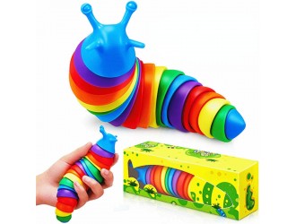 Jucarie fidget Melc multicolor 16cm