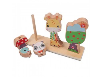 Set puzzle din lemn cu 3 elemnte Fisher-Price