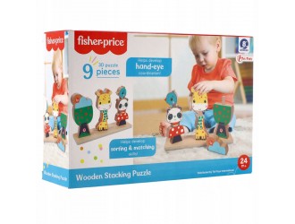 Set puzzle din lemn cu 3 elemnte Fisher-Price