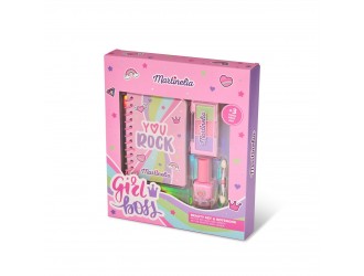 Set frumusete Supergirl Notebook & Beauty Martinelia