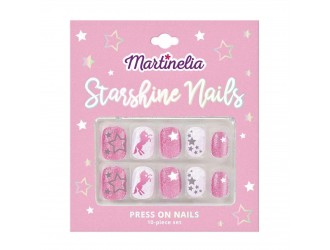Set 10 unghii false Starshine Nails, cu adeziv Press-On, Martinelia