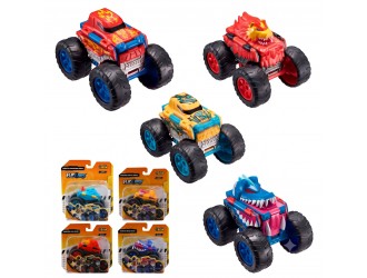 Masinuta transformabila Transracers 2 in 1 Flip Vehicle, Monster Truck, random