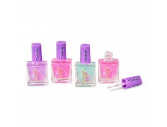 Set 4 lacuri de unghii copii Little Unicorn Martinelia 30645