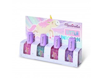 Set 4 lacuri de unghii copii Little Unicorn Martinelia 30645