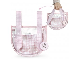 Carucior pliabil pentru papusi cu umbrela, geanta si accesorii 60cm Niza 2022 DeCuevas