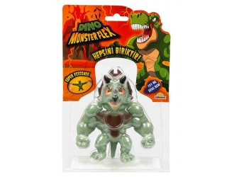 Figurina elastica DINO MonsterFlex, TRICEROX (schimba culoarea)
