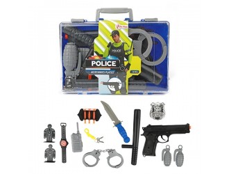 Set Police cu accesorii 13 elemente