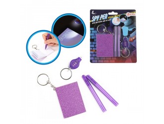 Set Spy Pen cu agenda, pix secret si lanterna speciala