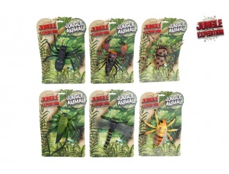 Figurina animal din jungla 20cm 4 tipuri