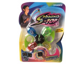 Jucarie rotitoare luminoasa cu sfoara 3 tipuri