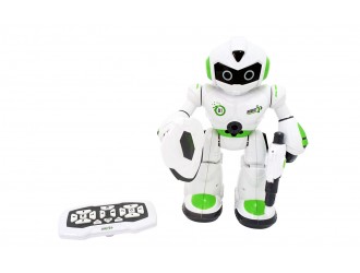Robot cu telecomanda, functii, sunete si lumini Wisestar 26cm 25362