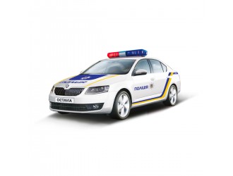 Macheta auto SKODA OCTAVIA POLITIA 1:32 Technopark