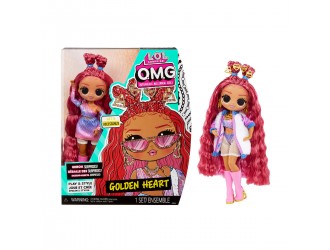 Papusa cu accesorii L.O.L. Surprise! OMG S7 Golden Heart