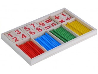 Set educativ din lemn cu cifre Numaratoarea