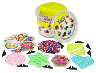 Set 5000 Margele de calcat Iron Beads cu sabloane si penseta