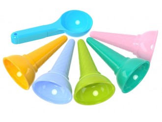 Set forme nisip conuri de inghetata