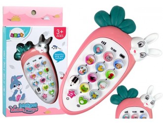 Jucarie muzicala telefon iepuras
