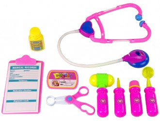 Set Docor in valiza roz