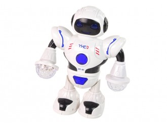 Robot interactiv dansator cu lumini
