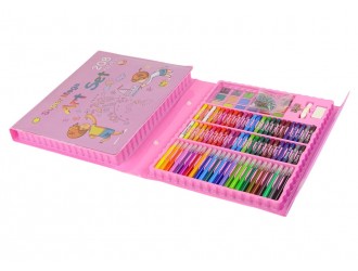 Set valiza cu 208 elemente pentru desen XXL Super Mega art Set
