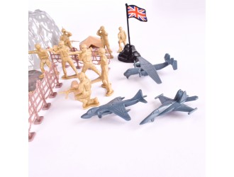 Set cu mini figurine soldati Trupele Terestre Fun Banka 41 el.