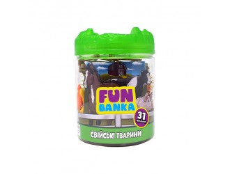 Set cu mini figurine Animale Domestice Fun Banka 31 el.